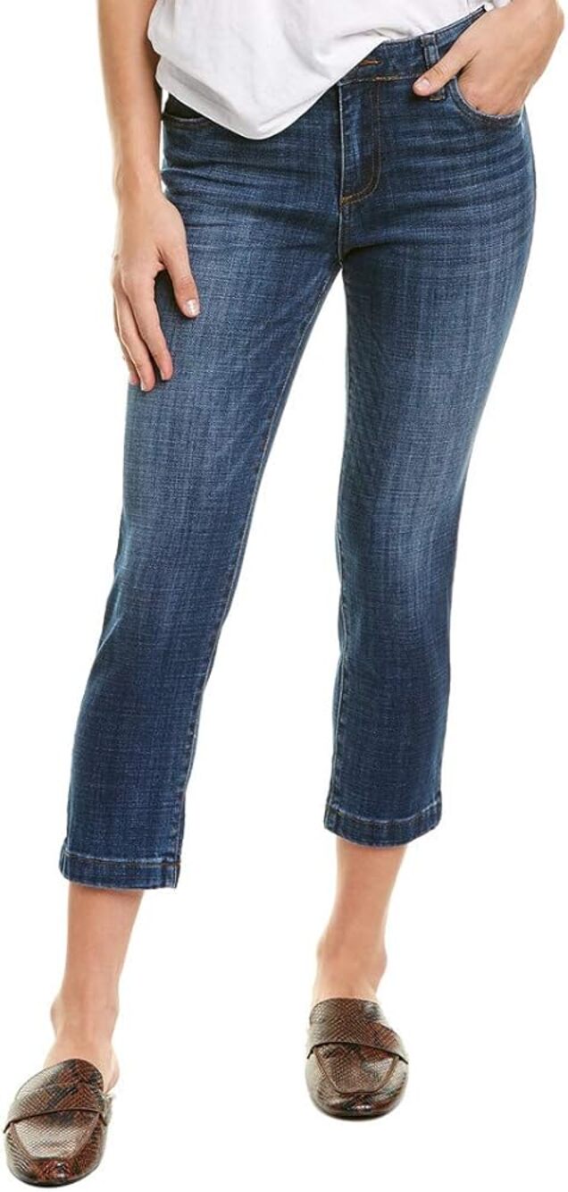 Kut From The Kloth Lauren Crop Straight Leg Jeans Petite Size 2P